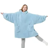 BEDSURE Hoodie Decke mit Ärmeln - Tragbare Decke zum Anziehen Erwachsene Kuschelpullover, Warm Kuscheldecke mit Ärmeln weich Ärmeldecke als Geschenke für Frauen Freundin Mütter