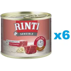 RINTI Sensibles Rindfleisch mit Reis 6x185g