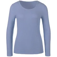 LASCANA Langarmshirt Damen hellblau Gr.44/46