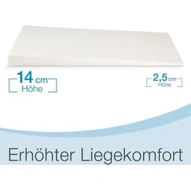 eloneo Keilmatratze 100 x 200 cm H2 Gelschaum