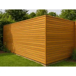 Garapa Rhombusleisten, 20x65 mm, KD, 15° Schräge, gehobelt, Kanten gerundet