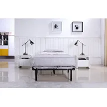 i-flair Futonbett 100 x 200 cm Schwarz