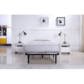 i-flair Futonbett 100 x 200 cm Schwarz