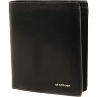 Strellson Jefferson BillFold Q6 Geldbörse Leder 9 cm Portemonnaies Schwarz Herren