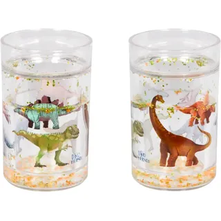 Die Spiegelburg - Glitzerbecher - Dino Friends