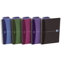 Oxford Collegeblock Office Urban Spiralbuch liniert DIN A5 ohne Rand, 1 Block