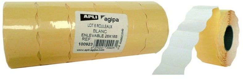 agipa Etiketten für Preisauszeichner, 22 x 12 mm