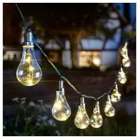 SmartGarden Solarleuchte Eureka! Lightbulb Solar Lichterkette - Set mit