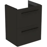 Ideal Standard Waschtischunterschrank 2 Auszüge 50 x 37,5 x 63 cm Quarzgrau Matt