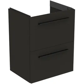 Ideal Standard Waschtischunterschrank 2 Auszüge 50 x 37,5 x 63 cm Quarzgrau Matt