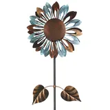 Kobolo Windrad Dekostecker Sunny XXL 60 x 213 cm Mehrfarbig