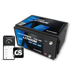 CS 200Ah | 12,8V | 2560Wh | SMART POWER Lithium LiFePO4 Batterie mit B...- 0% MwST. (Angebot gemäß §12 USt Gesetz.)