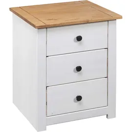 vidaXL Nachtschrank 46 x 40 x 57 cm Weiß