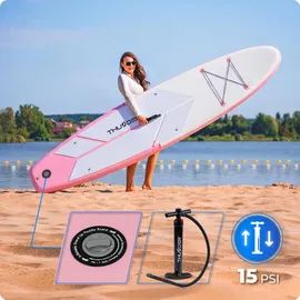Thunder SUP Board 350 x 81 x 15 cm Weiß/Rosa
