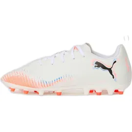 Puma Future 8 Play MG Kinder puma white/puma black/glowing red 31