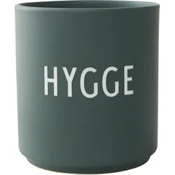 Design Letters - AJ Favourite Porzellan Becher, Hygge / dunkelgrün