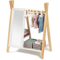 Musterkind Puppenhaus Puppenkleiderschrank Viola grau