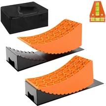 Wiltec Unterlegkeil Wohnmobil 2er Set 42,4 x 17 x 17,4 cm/20,7 x 17 x 9,6 cm