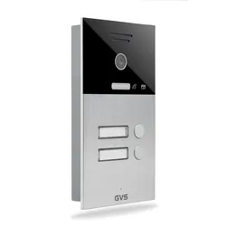 GVS - 2-Familienhaus IP Video Türsprechanlage AVS1358A - Mit 3x7 Zoll Monitor, App, HD-Kamera & Türöffner Funktion