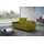 Egoitaliano "Dafne, elegantes Designsofa mit hohem Sitzkomfort", wahlw. mit elektrischer Relaxfunktion, Kopfteile manuell verstellbar grün