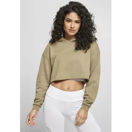 URBAN CLASSICS Oversized Cropped Kapuzenpullover Khaki 5XL