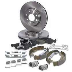 Bestprice Bremscheiben + Beläge + Bremsbacken Vorne+Hinten für Opel