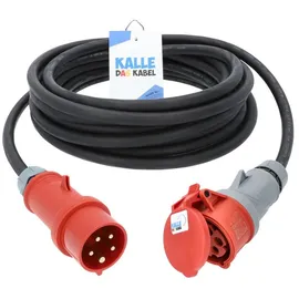 KALLE DAS KABEL CEE Verlängerung KALLE Red 16A 2,5mm2 50m Phasenwender