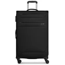 Worldpack Chicago 4 Rollen Trolley L 78 cm mit Dehnfalte black