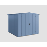 EcoStar Gerätehaus Elegant-S Typ 2 taubenblau 2 flg 258,8 x 247,7 x 216 cm