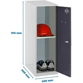 Simonrack Spind 40,0 x 50,0 x 91,5 cm Anthrazit/Grau