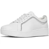 FitFlop Rally Crysal Trim Leather Sportschuhe - Urban White, 41