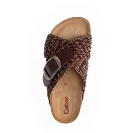 Gabor Pantolette für Damen, braun 38 EU