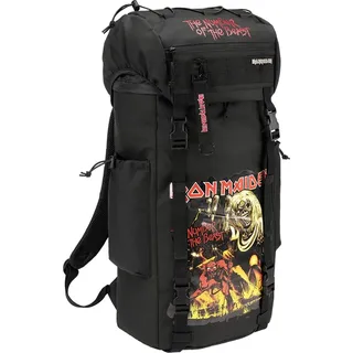Brandit Textil Iron Maiden Festival Rucksack Schwarz