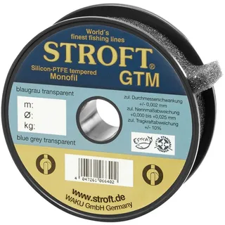 Stroft Angelschnur Schnur STROFT GTM Monofile 200m, 200 m Länge, 0.16 mm Fadendurchmesser, (1-St), 3.0kg Tragkraft weiß