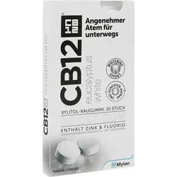 Cb12 Boost Kaugummi Eucalyptus White 10 ST