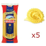Pasta Divella Italienische TRIPOLINE aus Hartweizenmehl 5 Stück 500 gr