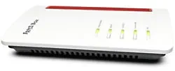 AVM 20003052 Router 4 x Ethernet LAN RJ-45-Anschlüsse, 1 x USB-Anschluss, 1 x RJ-11-Anschluss