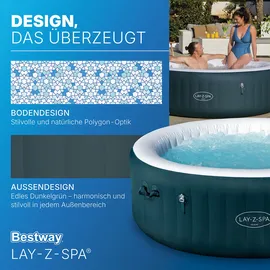 BESTWAY Lay-Z-Spa Miami AirJet 196 x 66 cm Dunkelgrün
