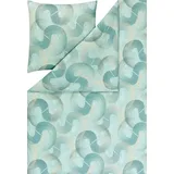 Estella Tobias Grafisch Blau 155 x 220 cm + 80 x 80 cm