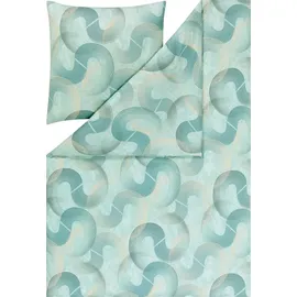 Estella Tobias Grafisch Blau 155 x 220 cm + 80 x 80 cm