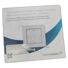 Homematic IP Lichtschalter Tasterwippe für Markenschalter mit Pfeilen
