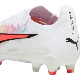 Puma Ultra Ultimate FG/AG Fußballschuhe 01 white/black/fire orchid 40.5