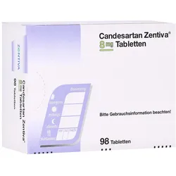 Candesartan Zentiva 8 mg Tabletten 98 St