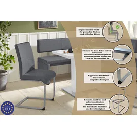 OTTO home Charissa Holzwerkstoff/Silber/Grau