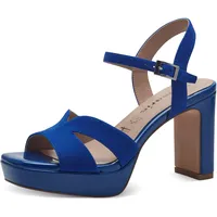 Tamaris Damen 1-28309-42 Sandale mit Absatz, ROYAL Blue, 41 EU - 41 EU