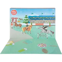 Playtive Adventskalender 24 Gechenke Überraschung Mädchen Pferdehof Springreiten