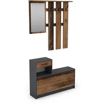 byLIVING Tamina 97 x 190 x 25 cm braun / anthrazit