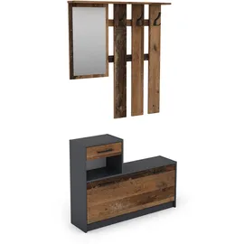 byLIVING Tamina 97 x 190 x 25 cm braun / anthrazit