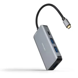 NANOCABLE Docking Hub 5 in 1 USB-C auf USB 3.2/USB-C/USB-C PD