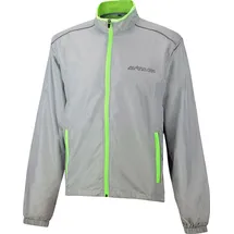 Airtracks Herren Fahrradjacke - Fahrradweste M grau / multifunktionelle Radjacke mit abnehmbaren Ärmel - Grau - M
